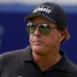 Phil Mickelson of the United States during the first round of the PGA TOUR Champions Constellation FURYK & FRIENDS