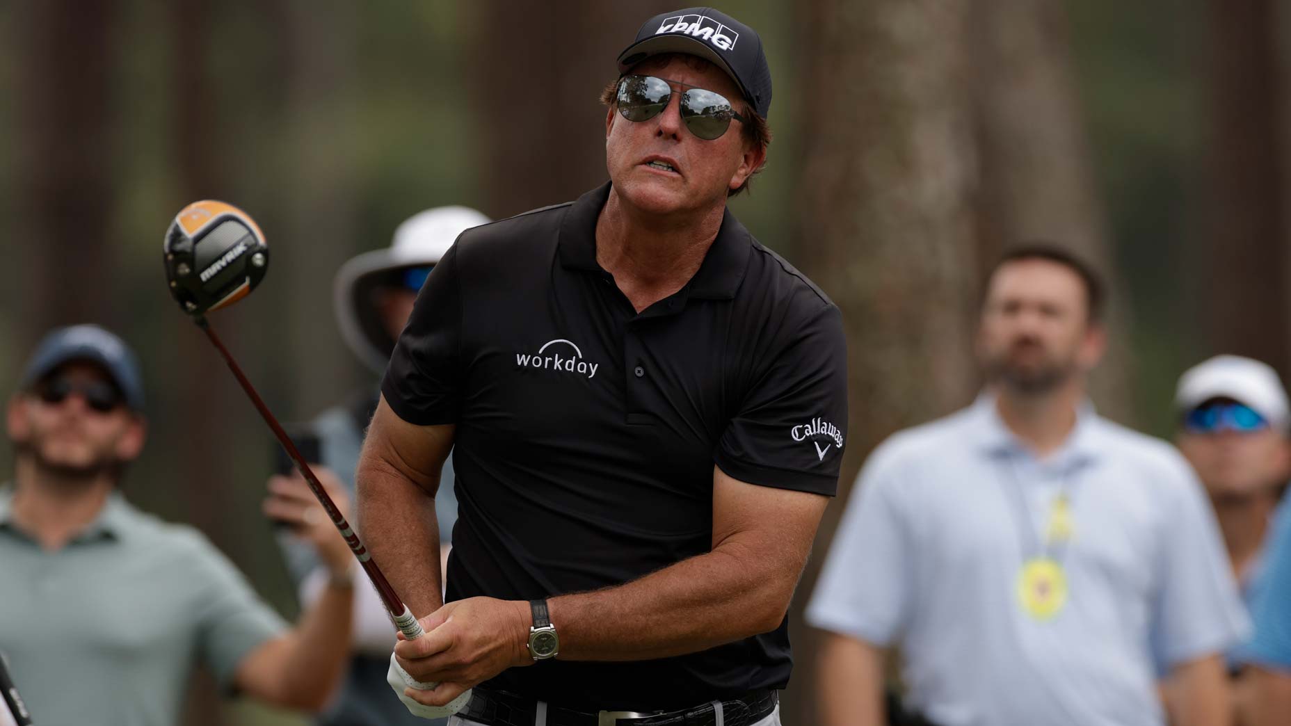 Phil Mickelson plays during the PGA TOUR Champions Constellation FURYK & FRIENDS shot