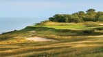The 17th hole at whistling straits.
