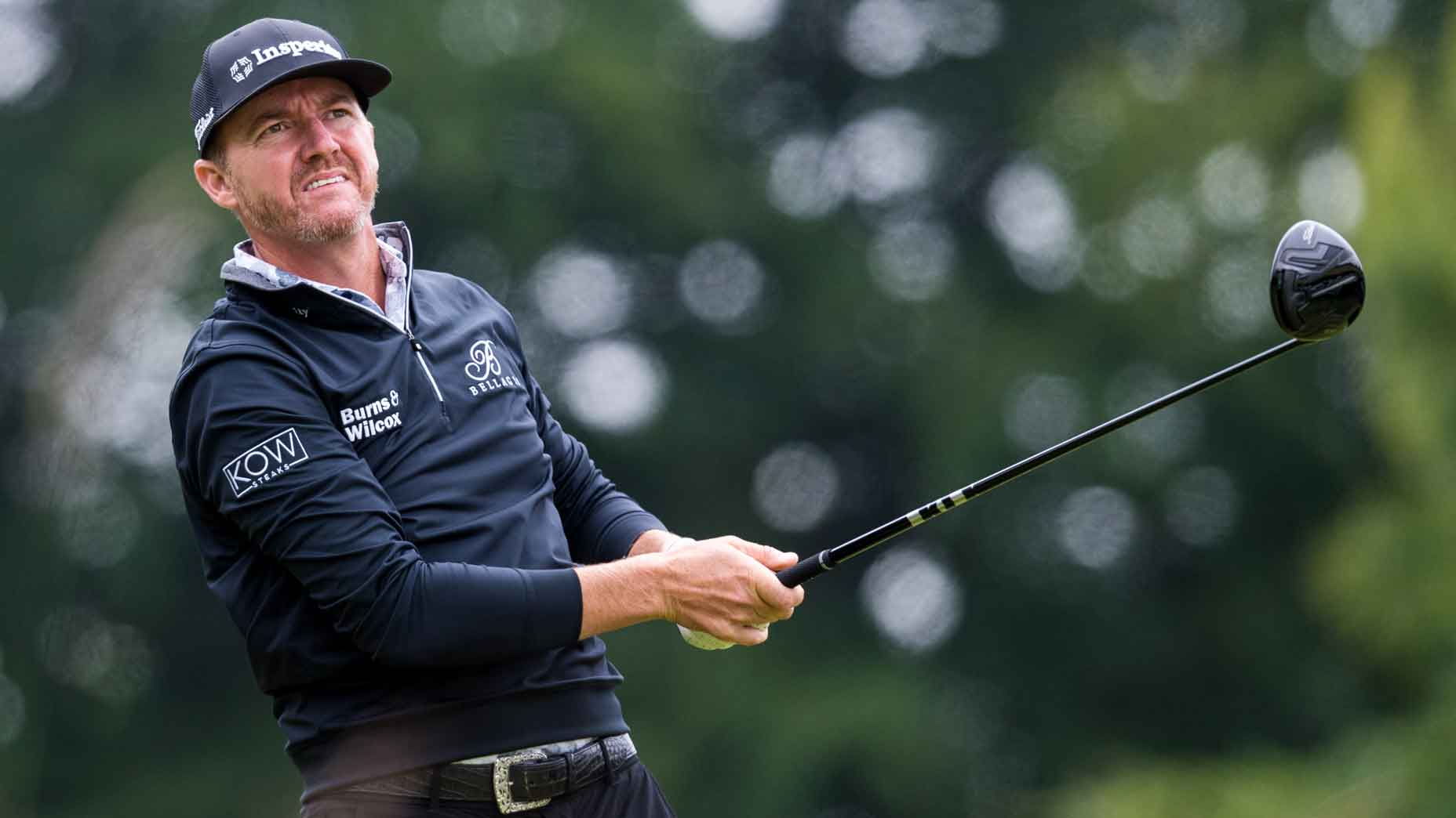 Jimmy Walker watches his drive