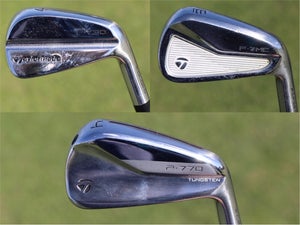 Collin Morikawa's TaylorMade golf irons.