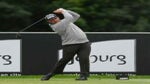 Thriston Lawrence hits a shot at the Joburg Open