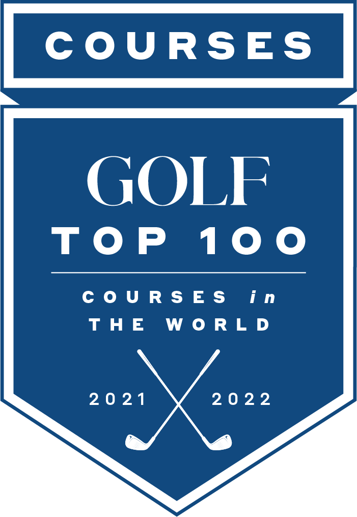 top 100 courses world logo