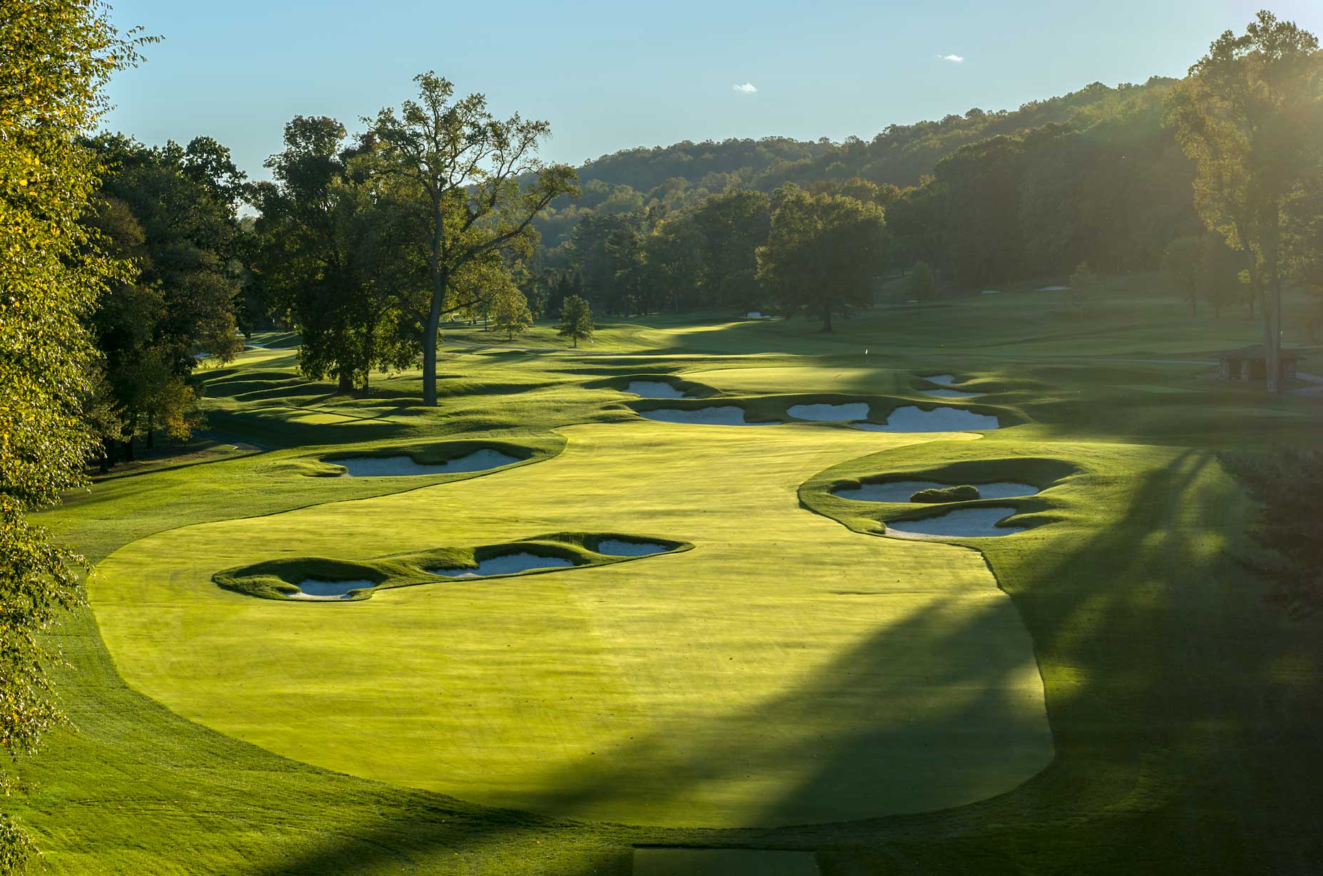 The 2nd hole at Baltusrol's Lower Course