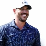 Brooks Koepka smiles during the 2021 Houston Open