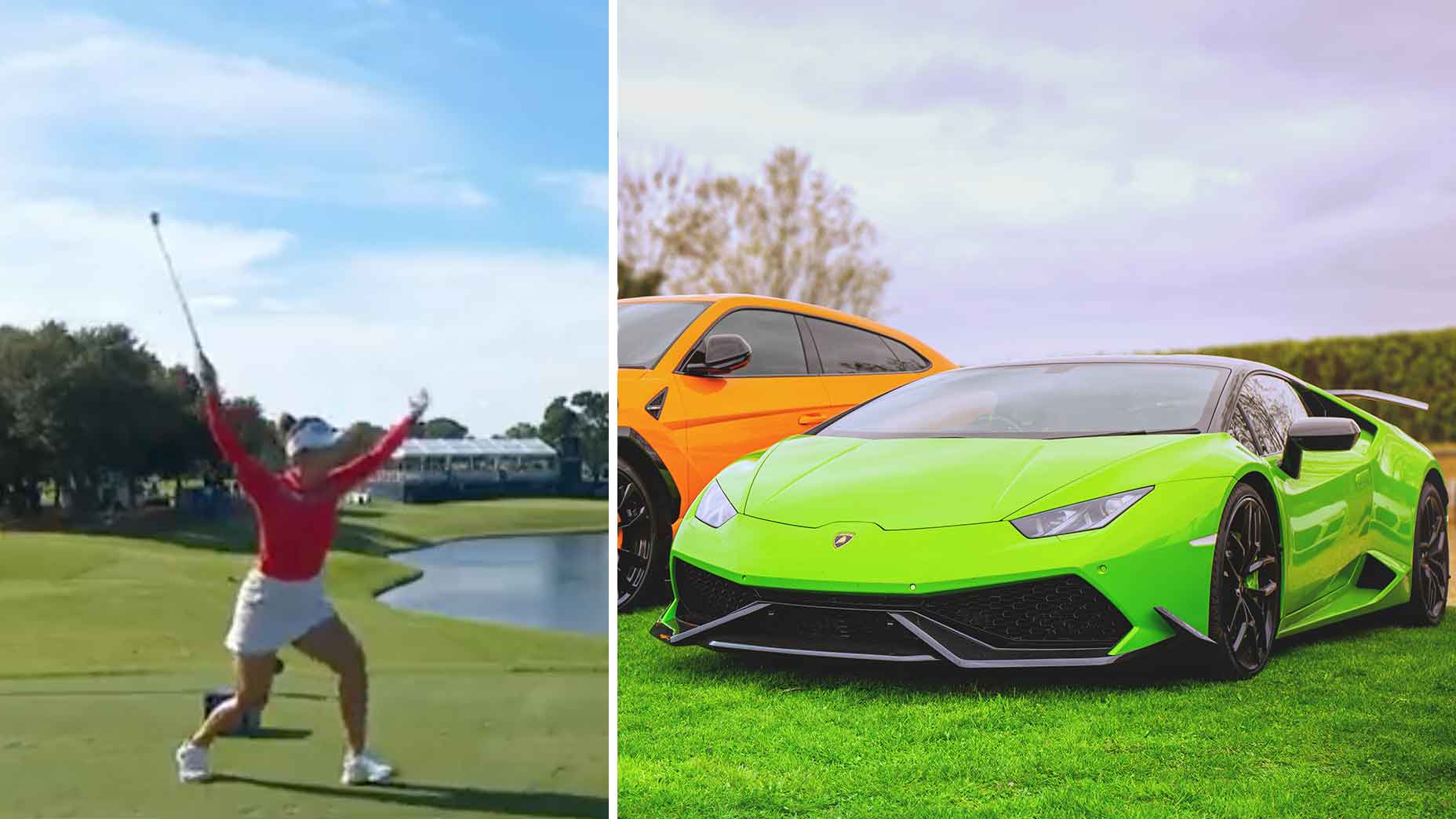 Arriba 75+ imagen golf le gana a lamborghini