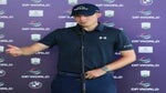 Matthew Fitzpatrick speaks during press conference at DP World Tour Championship