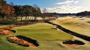 The 17th hole at Old Town in North Carolina