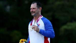 rory sabbatini with his silver medal