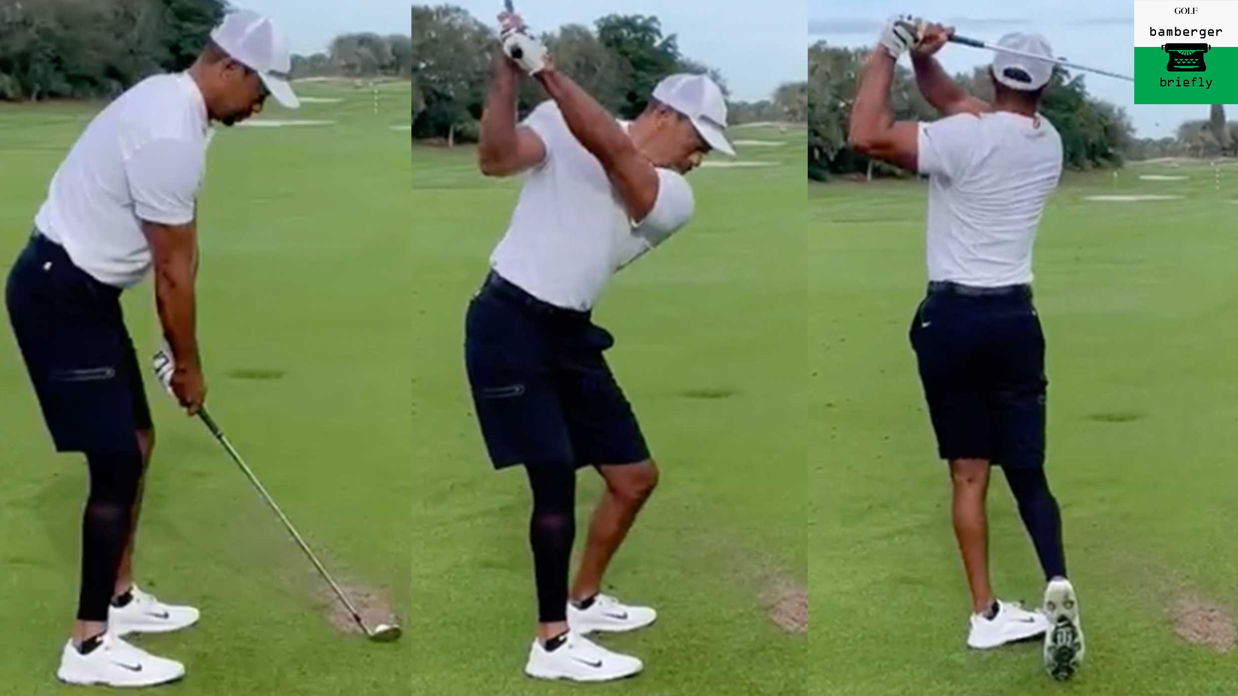 Tiger Woods swing video