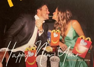 The Koepka-Sims New Years card