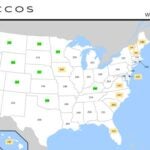 Which states have the game's longest hitters? This Arccos chart gives some clues.