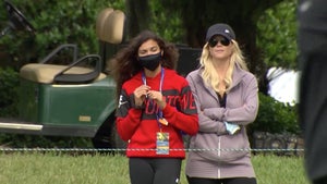 Tiger Woods' ex-wife Elin Nordegren took in the action at the 2020 PNC Championship.