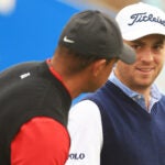Justin Thomas asked Tiger Woods for advice after their first tournament round together.