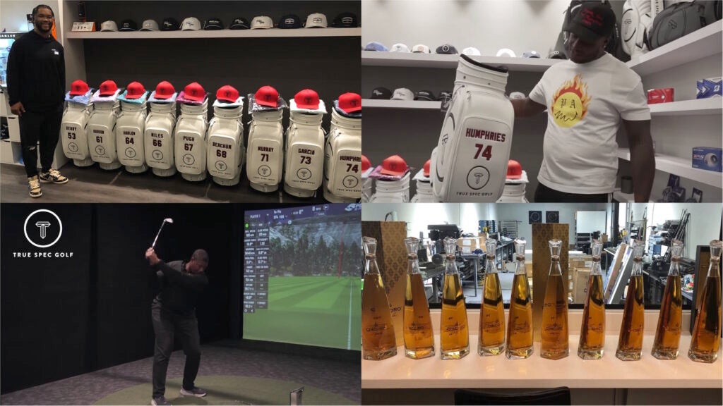 Kyler Murray's gifts to his offensive linemen, including a True Spec Golf custom club fitting.