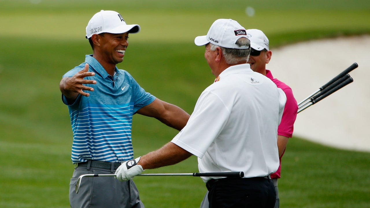 How far is Tiger Woods hitting it? That depends on when you ask