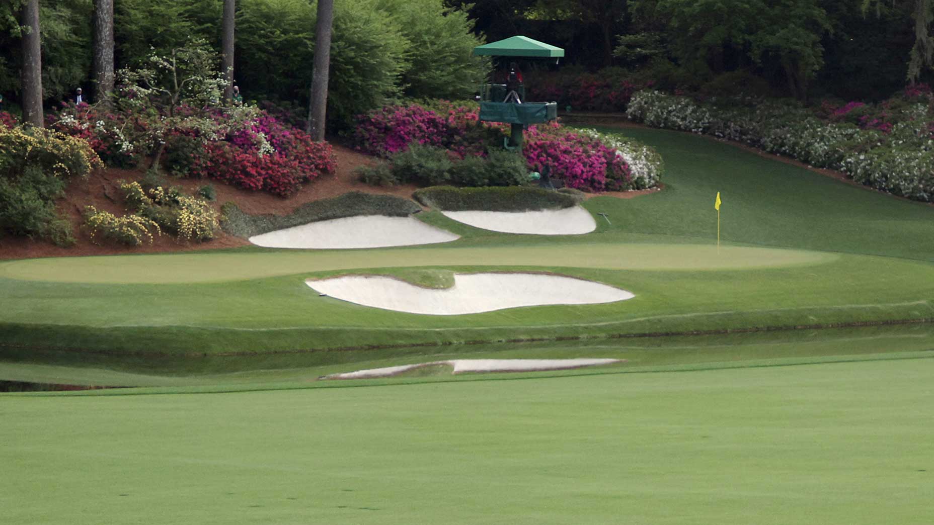 Comedian Bill Engvall caught a miserable break on Augusta’s famous 12th