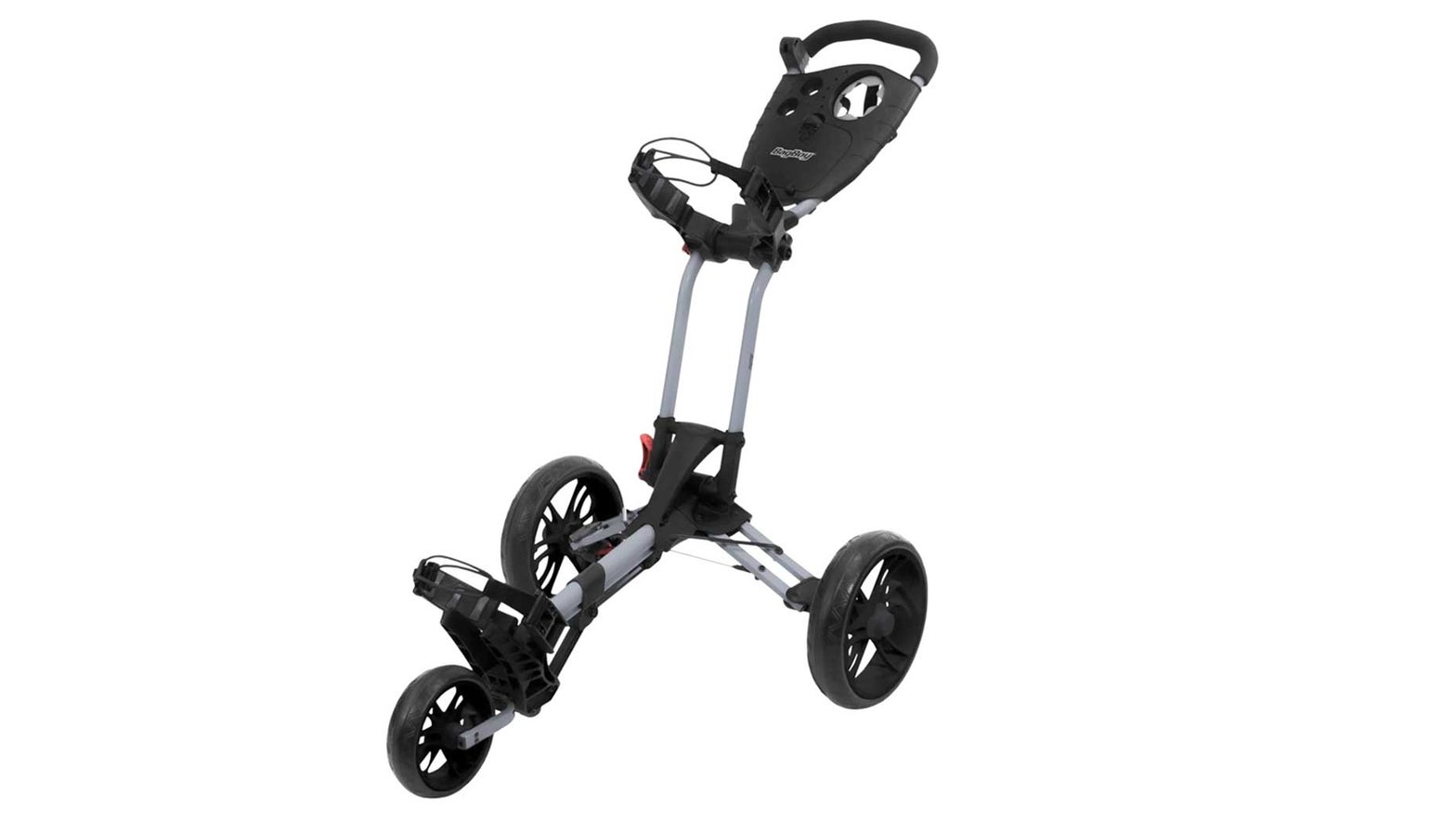 The Bag Boy Spartan pushcart is lightweight and can navigate any terrain