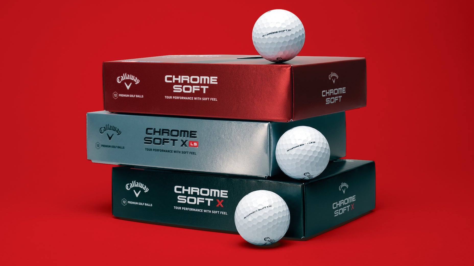 Callaway Chrome Soft 2022 golf balls.