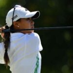 Danielle Kang in finish position