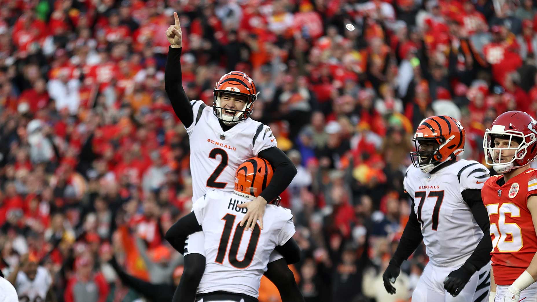 Why an NFL analyst compared the Bengals' playoff hero to 'a young golfer'