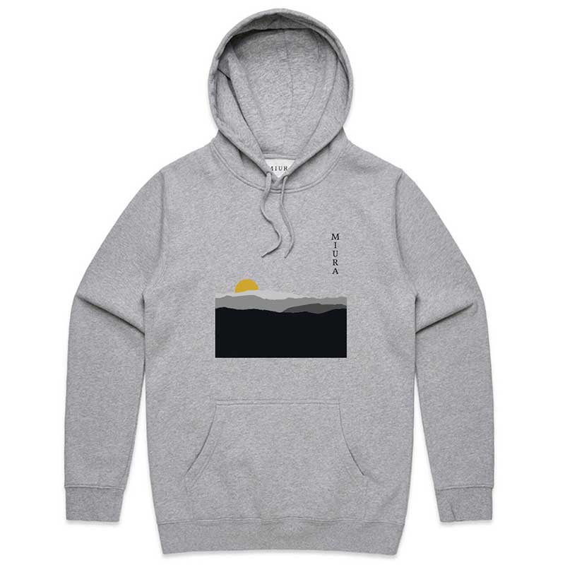 Miura hoodie dark grey