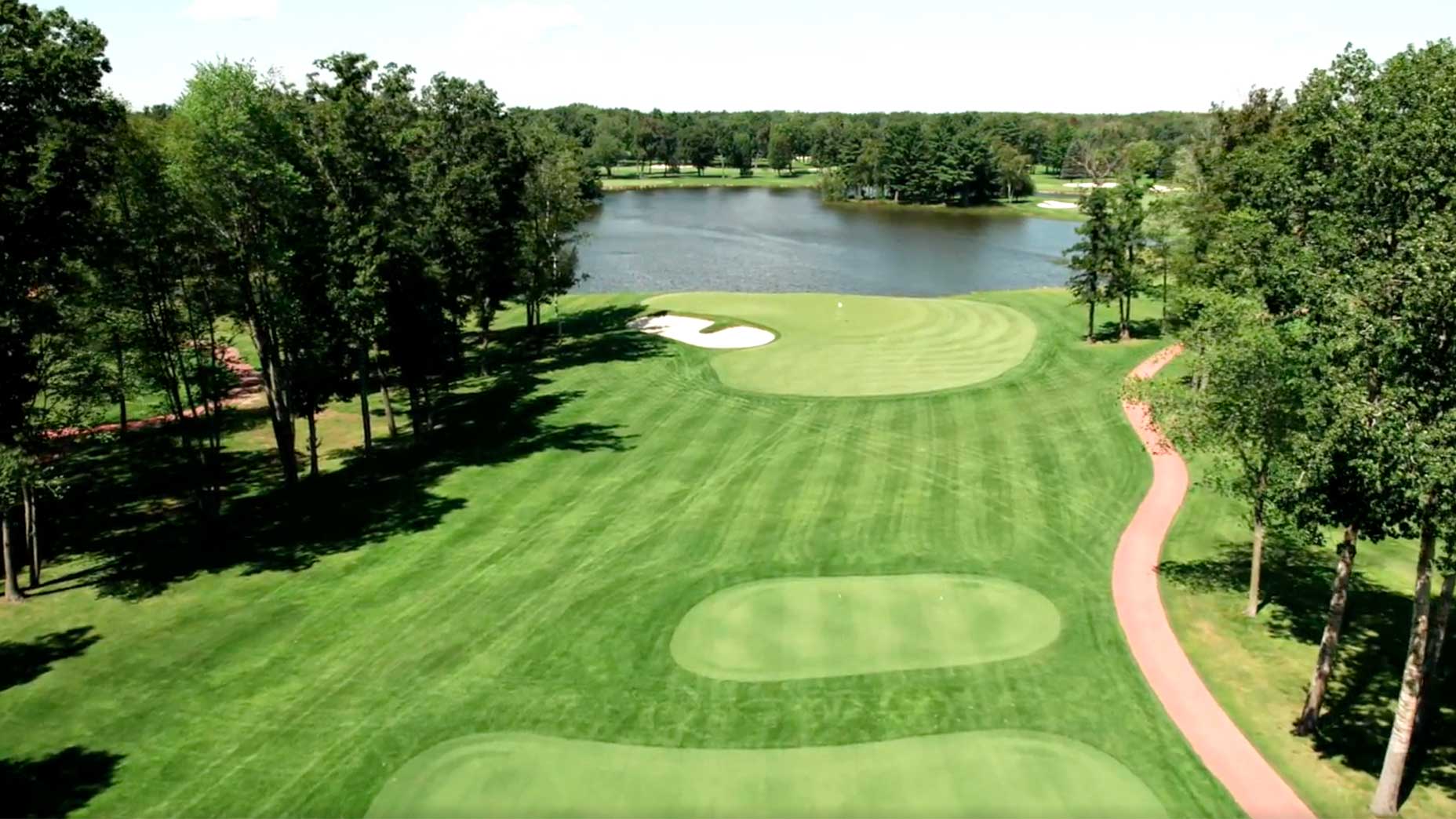 The 3rd hole at SentryWorld Golf Course.