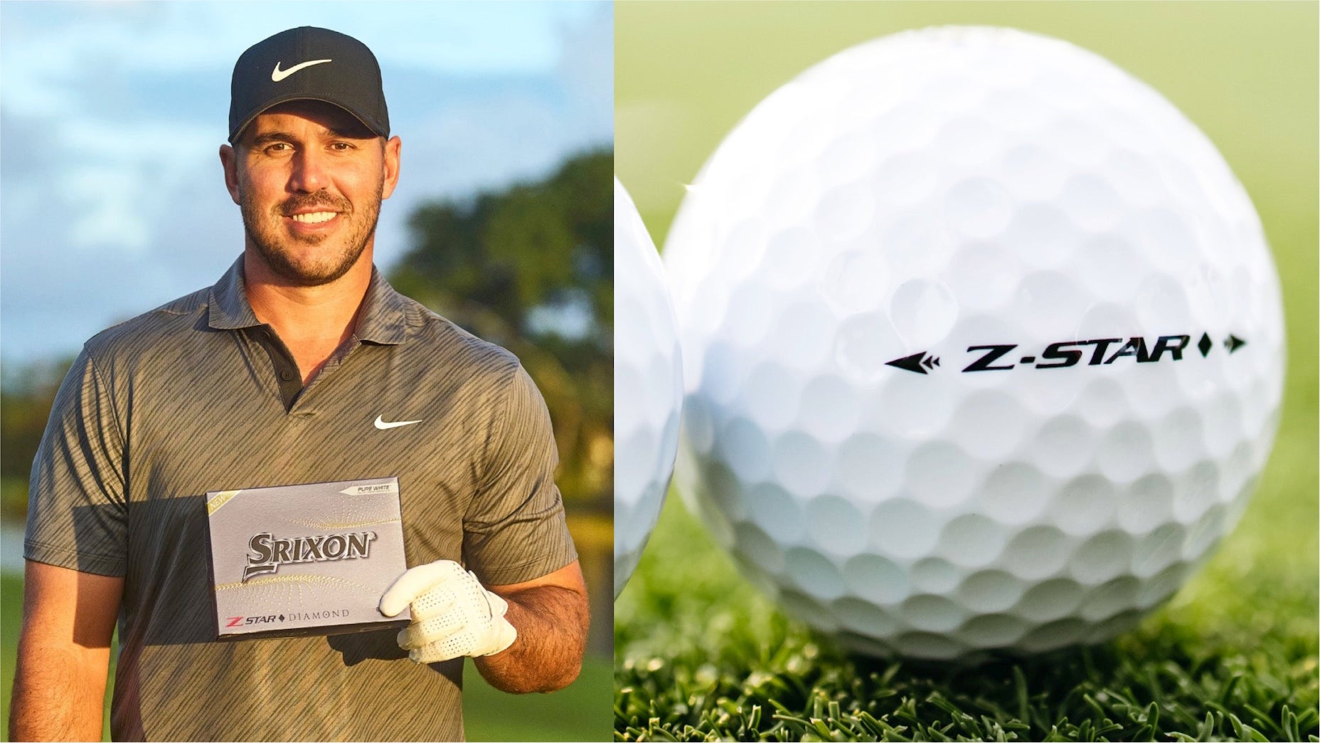 Brooks Koepka's new Srixon Z-Star Diamond golf ball.