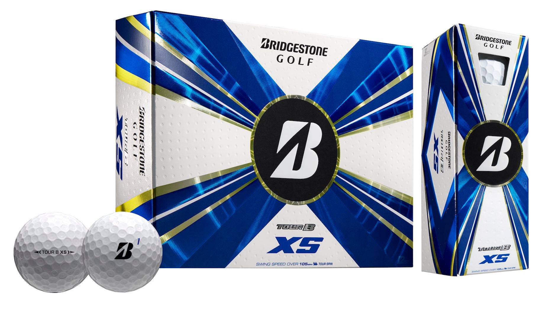 Bridgestone's Tour B X, Tour B XS, Tour B RX and Tour B RXS golf balls