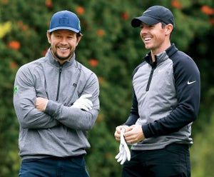 Mark Wahlberg and Rory McIlroy.
