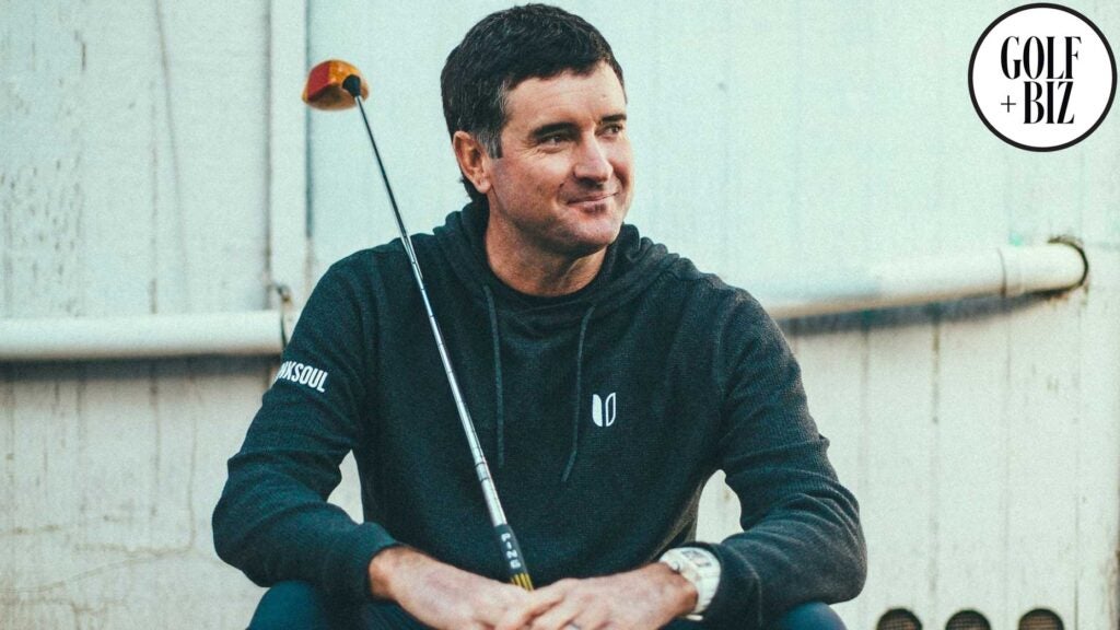 Bubba Watson poses for a picture.