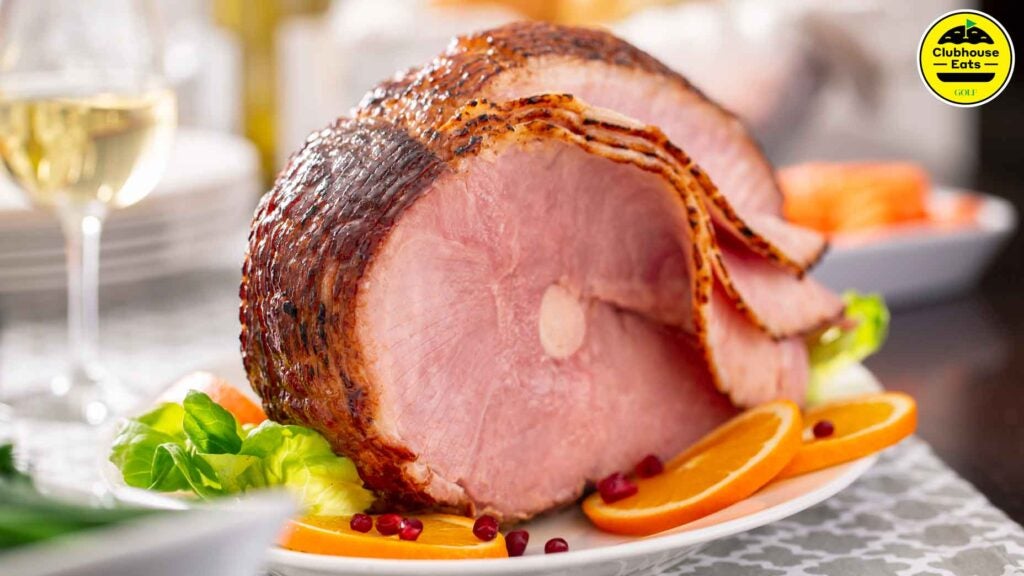 ham on a table