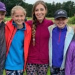 jazzy golfer and four girls
