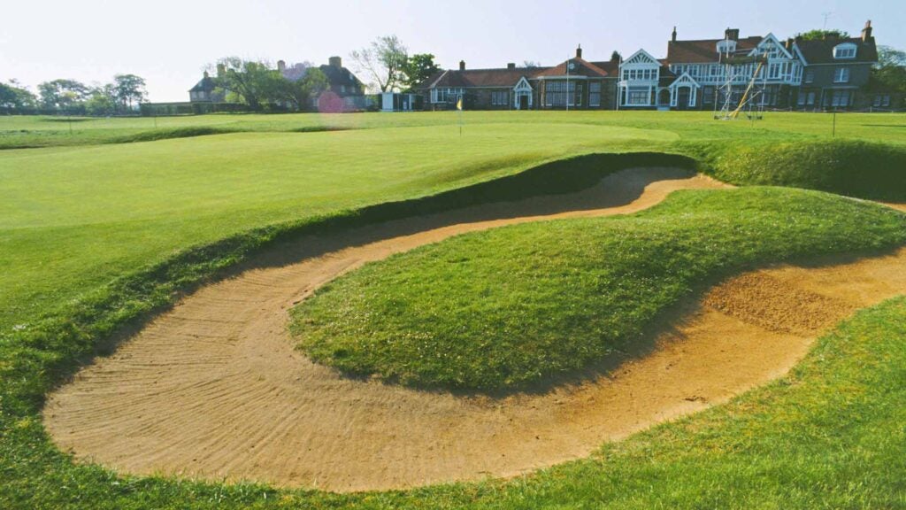 The 18th hole at Muirfield, which will host the AIG Women's Open for the first time come August.