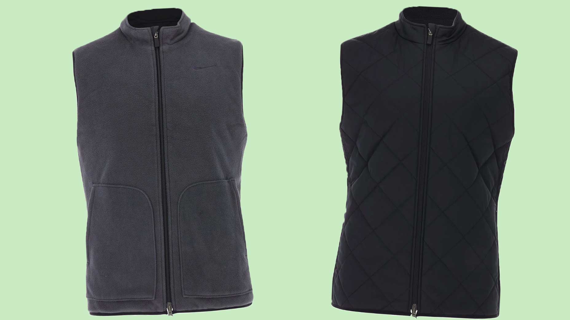 Front and back of nike golf vest