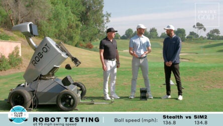 robot testing taylormade stealth driver