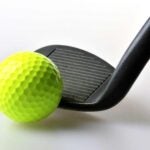 wedge with golf ball