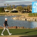 Will Zalatoris walks on the golf course during the 2022 American Express