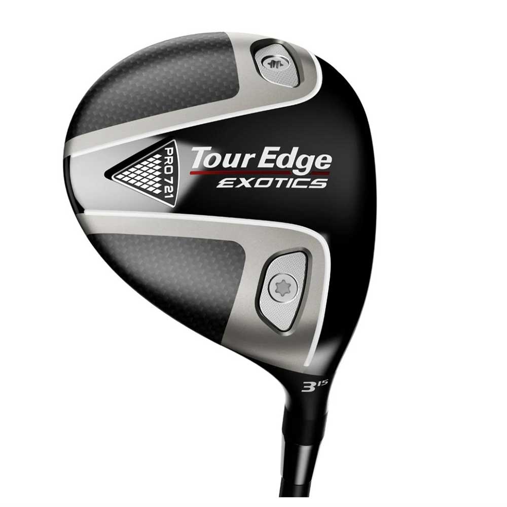 The Tour Edge Exotics Pro 721 fairway wood.