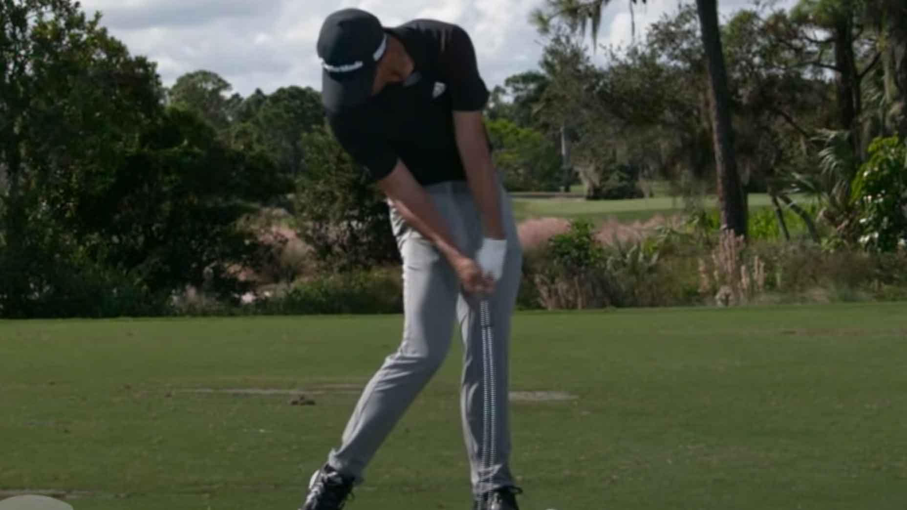 How To Make Sure You Have The Proper Wrist Angle At Impact Golf   Collin Morikawa Impact 