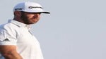 Dustin Johnson in the first round of the Saudi International on Thursday.