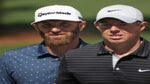 Dustin Johnson and Rory McIlroy are among the pros teeing it up on Monday.