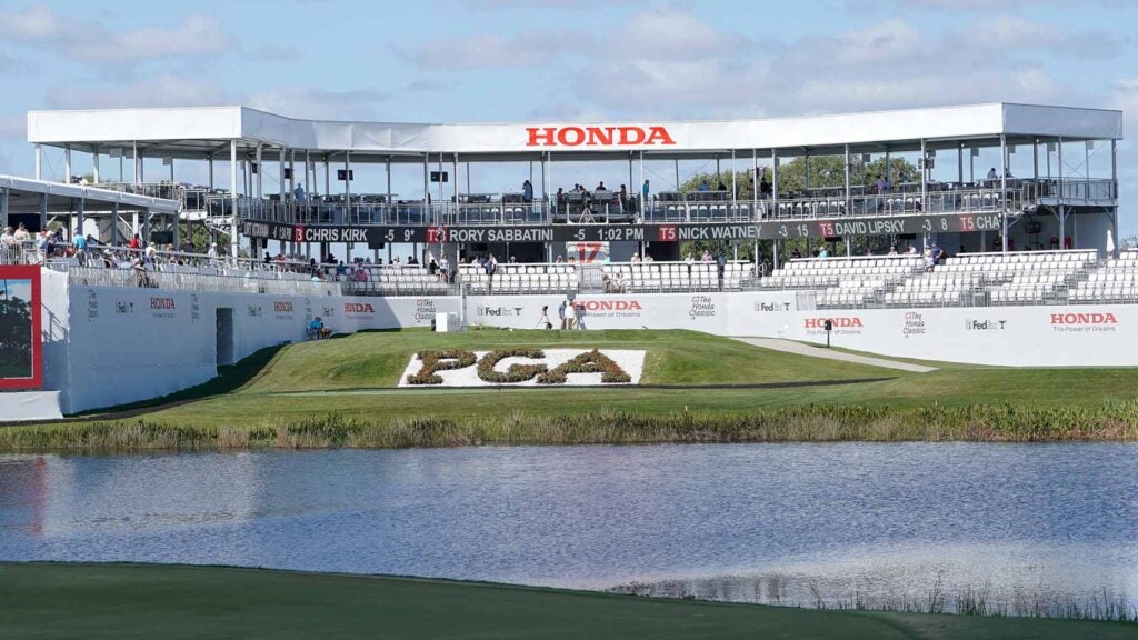 The Honda classic at PGA National.