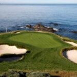 A view of Pebble Beach Golf Links.