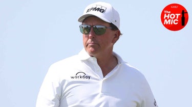 phil mickelson stares distance