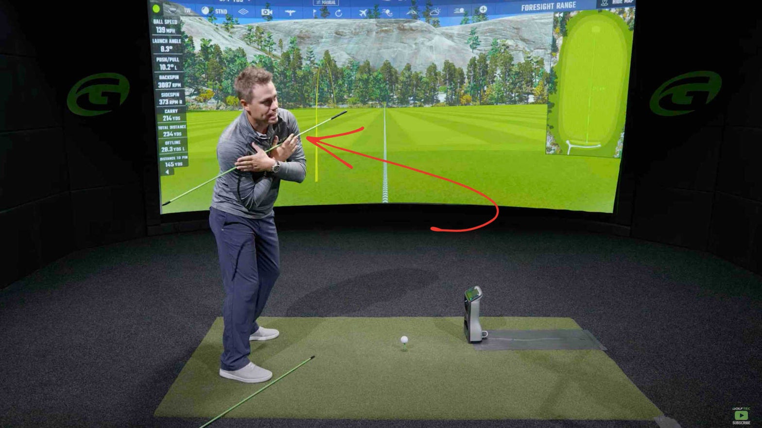 A One word Swing Thought Can Keep You From Coming Over The Top