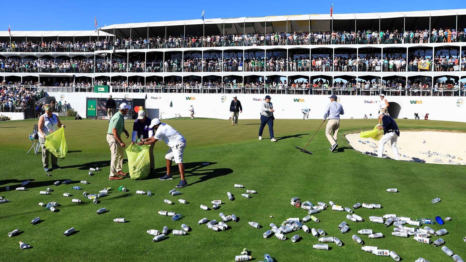 Beerthrowing at Phoenix Open will be addressed, says Tour commish