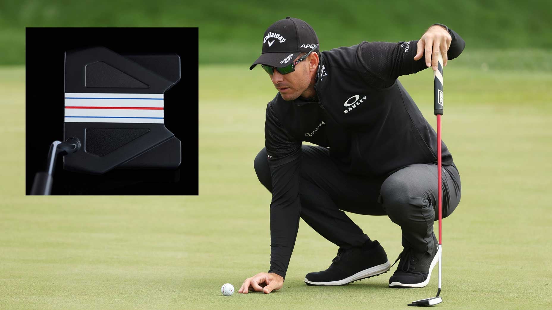 Why this pro needs lines on his golf ball AND his putter