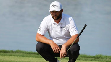 Jon Rahm missed a particularly short putt during Thursday's opening round.