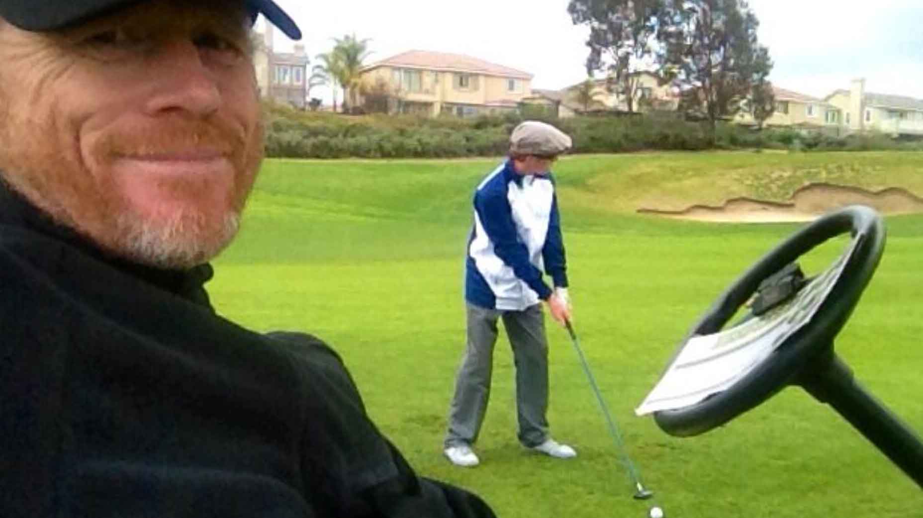 Ron Howard and son Reed